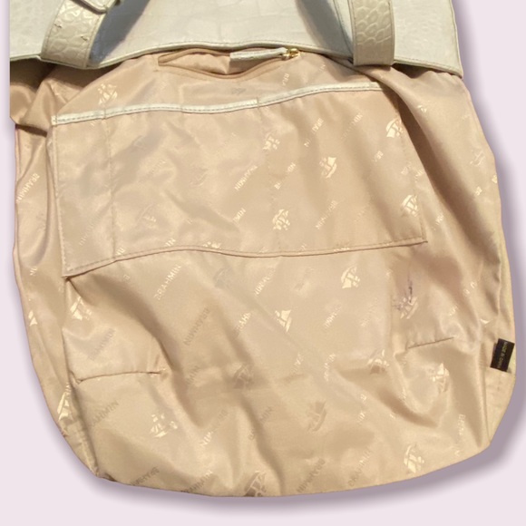 BRAHMIN White Bag Large Shoulder Pebble Off-White - Picture 8 of 13